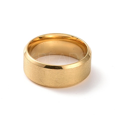 201 Stainless Steel Plain Band Rings for Women RJEW-I089-44G-1