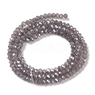Baking Electroplate Glass Beads Strands LS-DGLA-A039-J2MM-B06-1