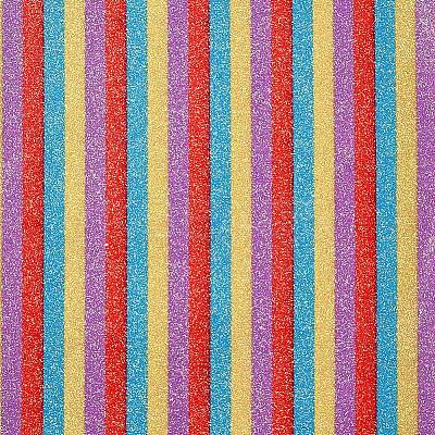 Stripe Pattern PU Leather Fabric AJEW-WH0149B-01-1