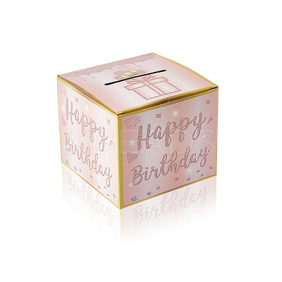 Happy Birthday Day Money Box for Cash Gift Pull DIY-WH200050-32B-1