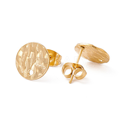 304 Stainless Steel Stud Earring Findings STAS-G270-02G-01-1
