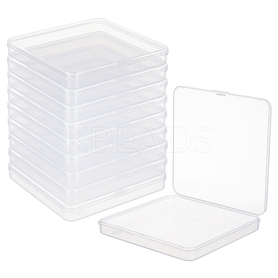Transparent Plastic Storage Boxes CON-WH0095-62B-1