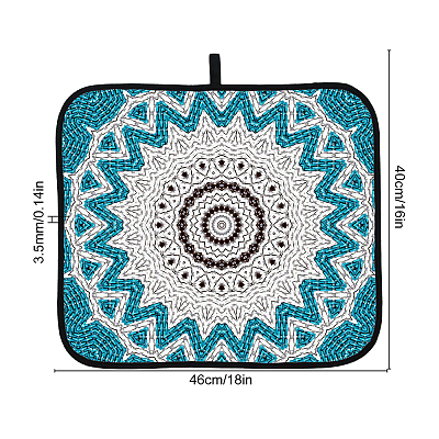 Towel Cloth Dish Drying Mat for Kitchen AJEW-WH0189-80A-05-1
