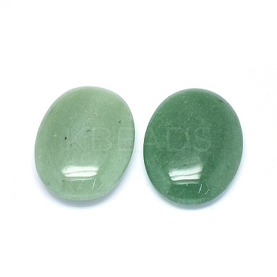 Natural Green Aventurine Oval Palm Stone LS-G-P415-55A-1