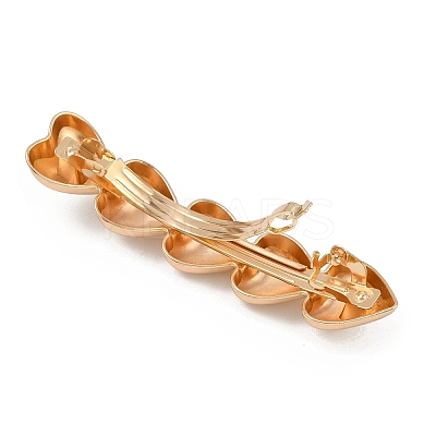 Alloy with Iron Clip Hair Barrettes PHAR-G014-01A-G-1