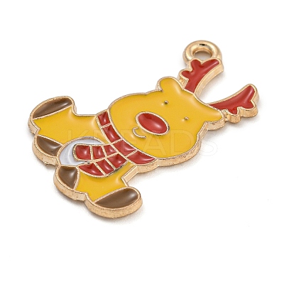 Christmas Theme Alloy Enamel Pendants ENAM-Z019-01E-1