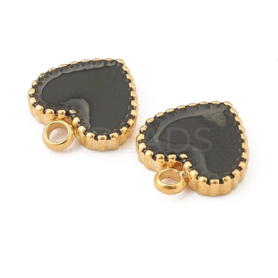 Fashion 304 Stainless Steel Enamel Charms STAS-Z009-12G-1