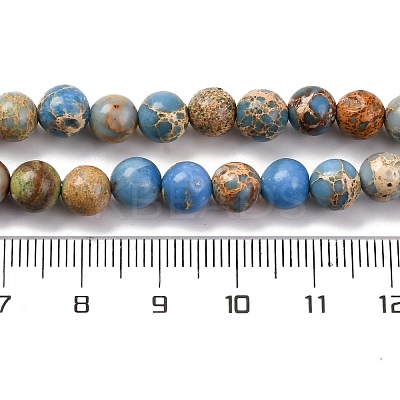 Dyed Natural Regalite/Imperial Jasper/Sea Sediment Jasper Beads Strands G-B124-C02-15-1