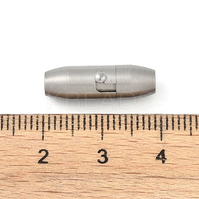Non-Tarnish 304 Stainless Steel Locking Tube Magnetic Clasps STAS-F194-20P-1