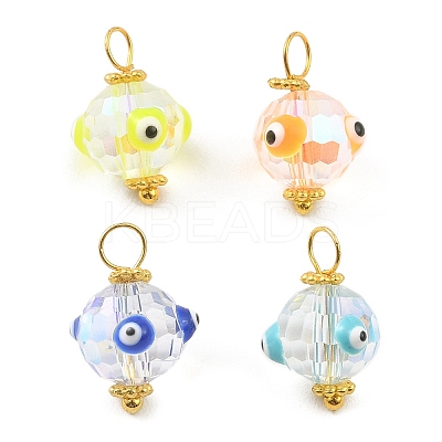 Glass Pendants PALLOY-JF02211-S-1