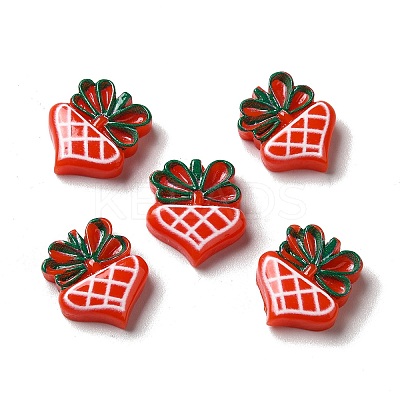 Christmas Opaque Resin Cabochons LS-RESI-K019-32-1