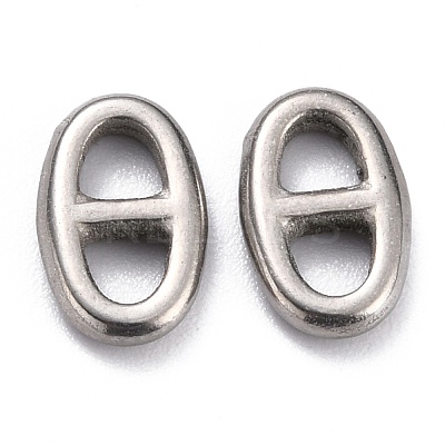 Non-Tarnish 304 Stainless Steel Connector Charms STAS-H140-01B-P-1