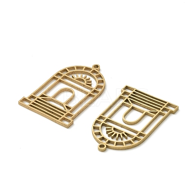 201 Stainless Steel Pendants LS-STAS-I332-09G-1