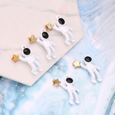 Baking Paint Alloy Pendants PALLOY-R136-05-1