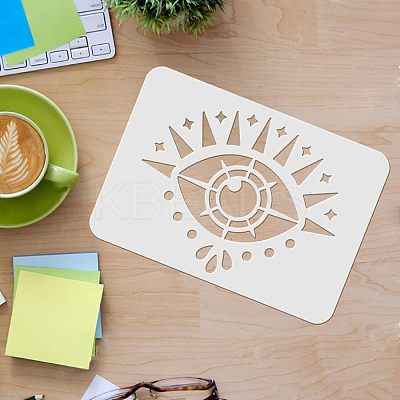Large Plastic Reusable Drawing Painting Stencils Templates DIY-WH0202-065-1