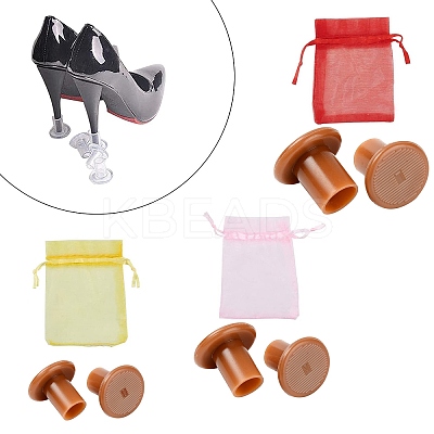 15 Pairs 3 Size TPU(Thermo Plastic Urethanes) High Heel Protectors FIND-GF0001-47B-1