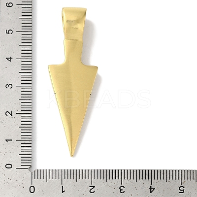 Ion Plating(IP) 304 Stainless Steel Big Pendants STAS-Z075-20AG-1