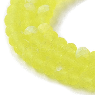 Imitation Jade Glass Beads Strands EGLA-A034-T2mm-MB29-1