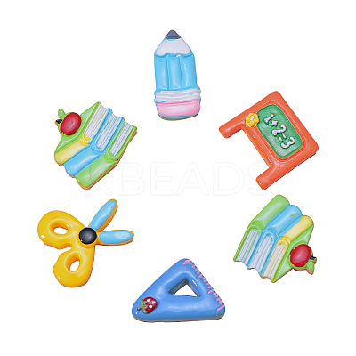 20Pcs 5 Style Resin Cabochons RESI-CJ0001-154-1