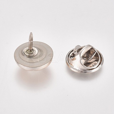 Plastic Safety Brooches JEWB-WH0009-31-1