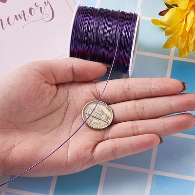 Round Copper Beading Wire for Jewelry Making YS-TAC0004-0.6mm-08-1