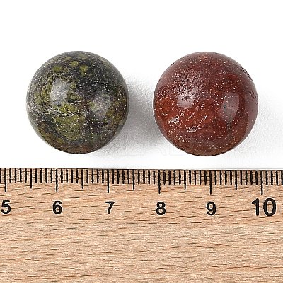 Natural Dragon Blood Sphere Beads GG-D003-A19-1