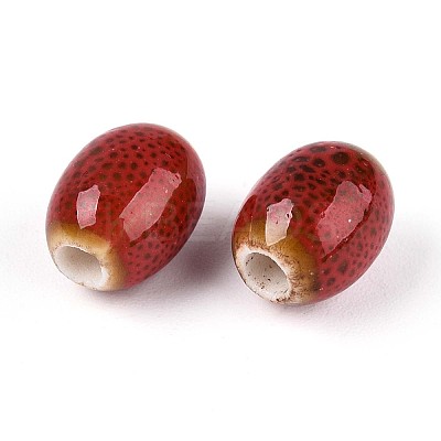 Handmade Porcelain Ceramic Beads PORC-T134-02D-1