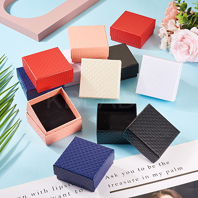 Rhombus Textured Cardboard Gift Storage Boxes CON-TAC0010-03B-06-1