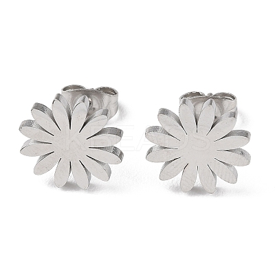 Non-Tarnish 304 Stainless Steel Stud Earrings EJEW-B022-07P-1