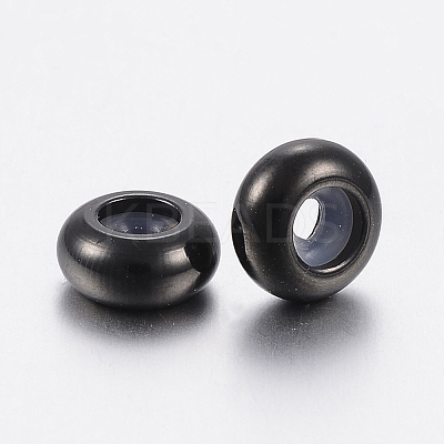 202 Stainless Steel Beads STAS-F148-9mm-07B-1