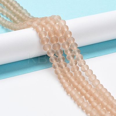 Transparent Glass Beads Strands EGLA-A034-T2mm-MD20-1