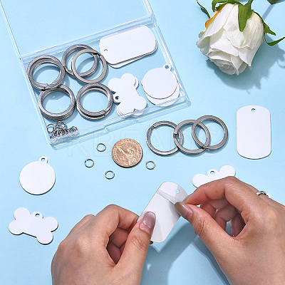 DIY Keychain Making Kits DIY-YW0016-07-1
