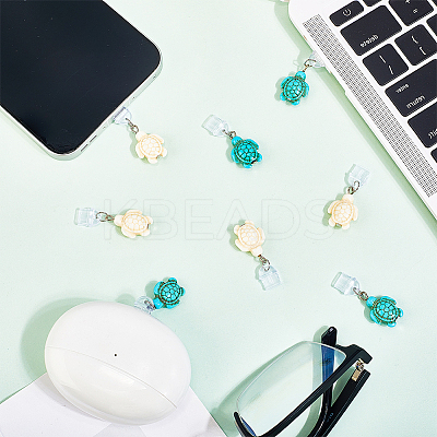 4Pcs 2 Colors Plastic Mobile Dustproof Plugs HJEW-CN00014-1