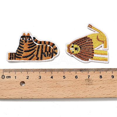 26Pcs Animal Theme Polyester Iron on/Sew On Patches PATC-A001-02-1