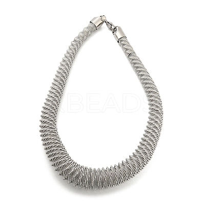 304 Stainless Steel Link Chain Necklaces STAS-M001-18P-1