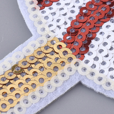 Computerized Embroidery Cloth Iron on/Sew on Patches DIY-L031-007-1