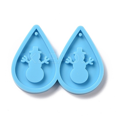 DIY Teardrop with Snowman Pendants Silicone Molds LS-DIY-D060-28-1