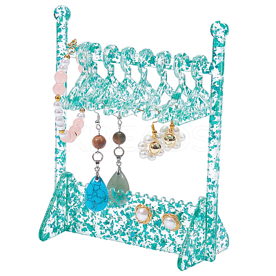 Transparent Acrylic Earring Display Stands EDIS-PH0001-27B-1
