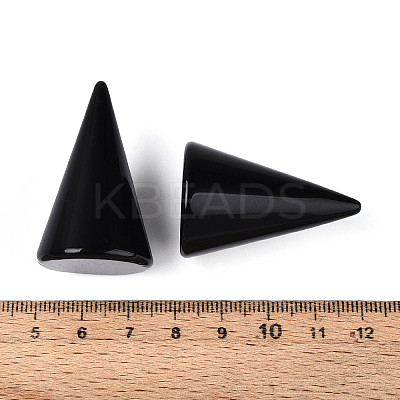 Natural Obsidian Ring Display Stands G-T144-06H-1