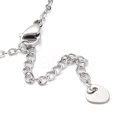 Tarnish Resistant 201 Stainless Steel Link Bracelets with Cable Chains LS-BJEW-P297-01P-A-1