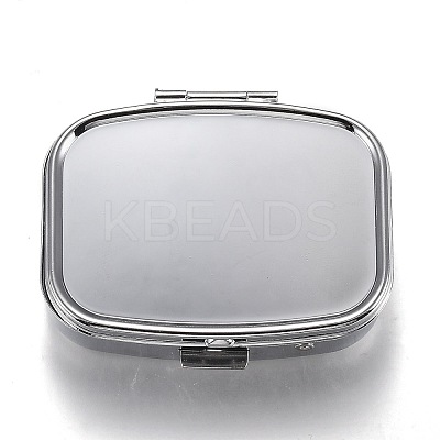 2 Compartmennts Iron Pill Box CON-H013-02P-1