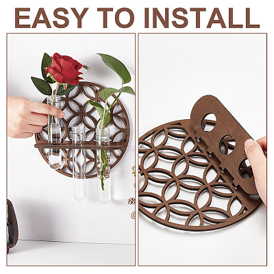 Wall Hanging Terrarium Planter with Plastic Tube ODIS-WH0070-88D-1