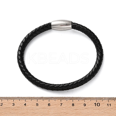Mixed Braided Leather Cord Bracelets BJEW-I199-M-1