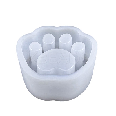 Cat Paw Print Planter DIY Food Grade Silicone Molds PW-WG37183-01-1