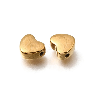 Valentine's Day 304 Stainless Steel Spacer Beads STAS-L315-075G-07-1