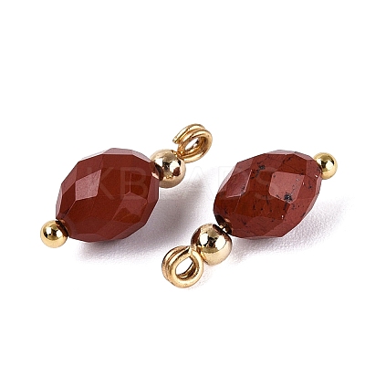 Natural Red Jasper Pendants GG-N004-02G-04-1