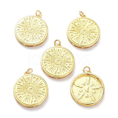 Brass Pendants KK-L188-35G-1