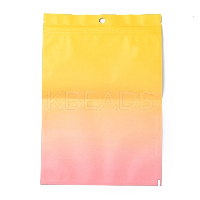 Gradient Glitter Holographic Aluminum Foil Jewelry Packaging Resealable Bags LS-OPP-B004-01A-1