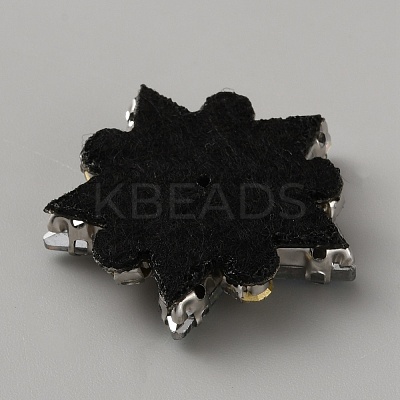 Rhinestone Thread Iron on/Sew On Patches DIY-WH0589-98G-1