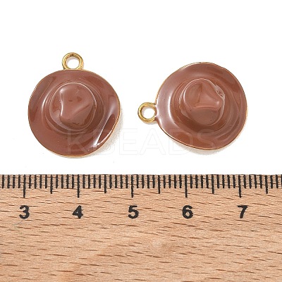 304 Stainless Steel Enamel Pendants STAS-L316-15G-1